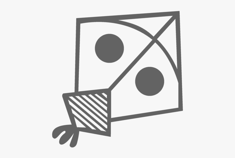 Indian Election Symbol Kite - Kite Png Black And White, Transparent Clipart
