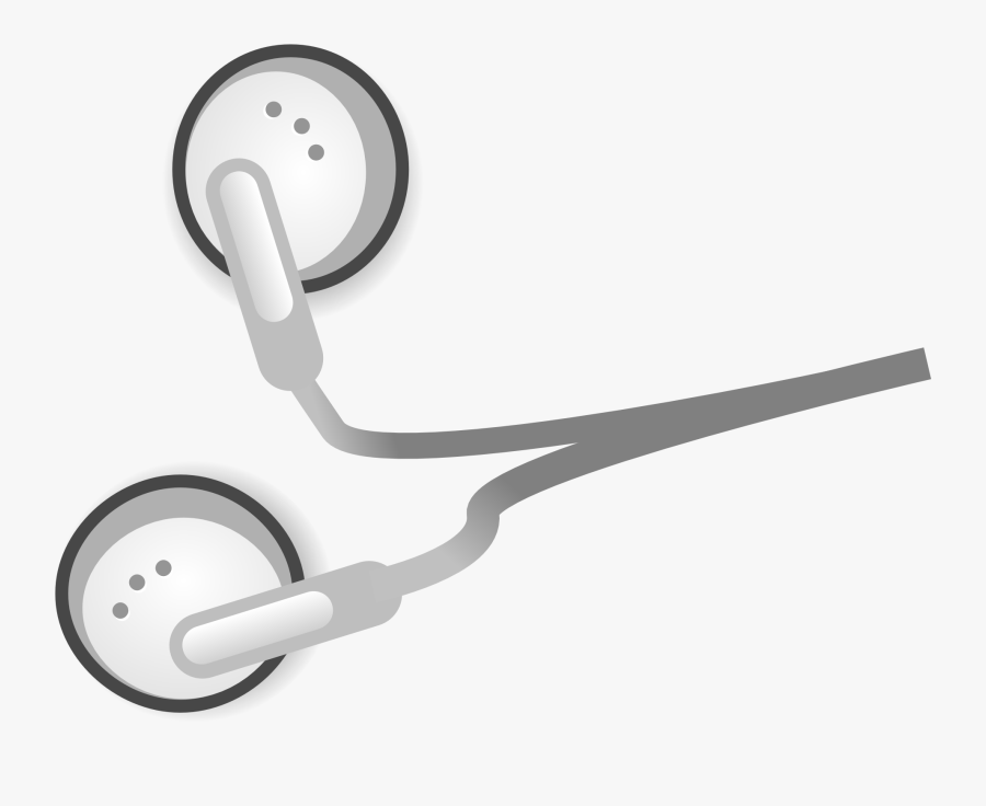 Headphones Music Earphones Free - Earbuds Clipart, Transparent Clipart