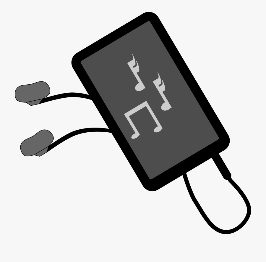 Ipod Clipart Electronics - Headphones And Phone Clipart, Transparent Clipart