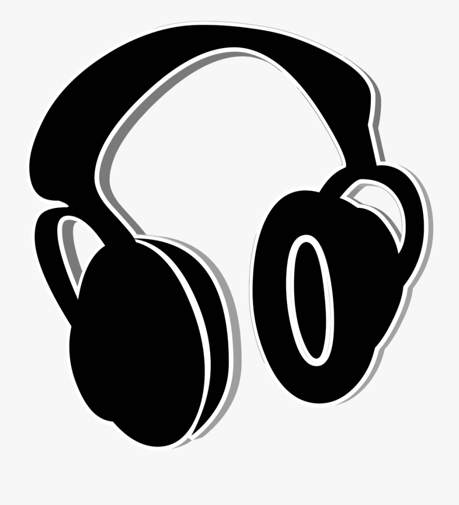 Headphones Clipart Music Note - Headphones Clip Art Transparent , Fre...