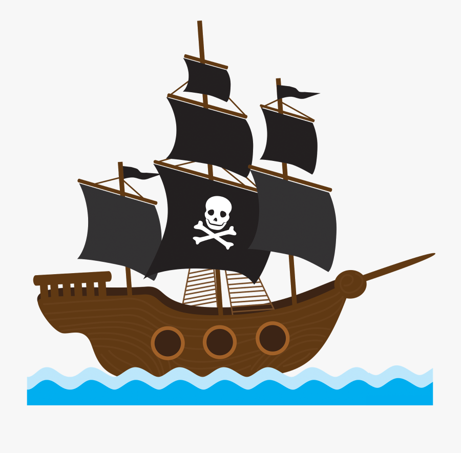 Sailing Ship Clipart Labor Day - Ideas For Pirate Stories, Transparent Clipart