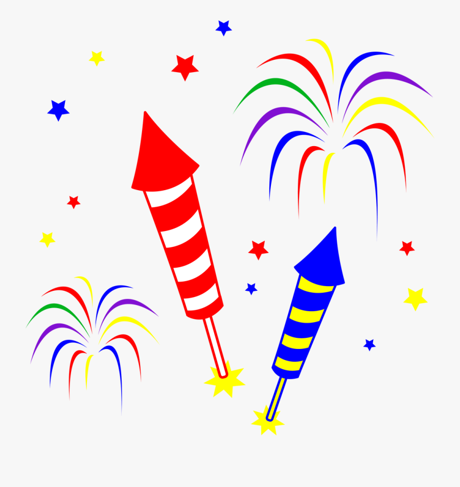 Fireworks Free On Dumielauxepices - Fireworks Clipart, Transparent Clipart