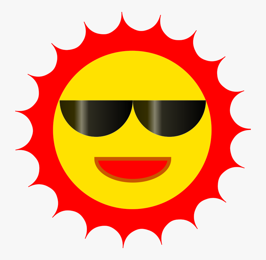 Clipart Red Sun, Transparent Clipart