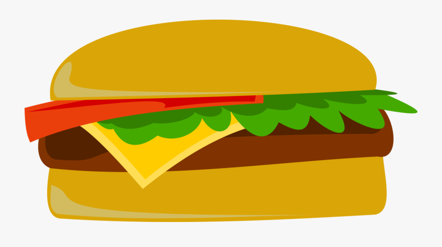 Cheese Burger - Burger Logo Transparent Background, Transparent Clipart