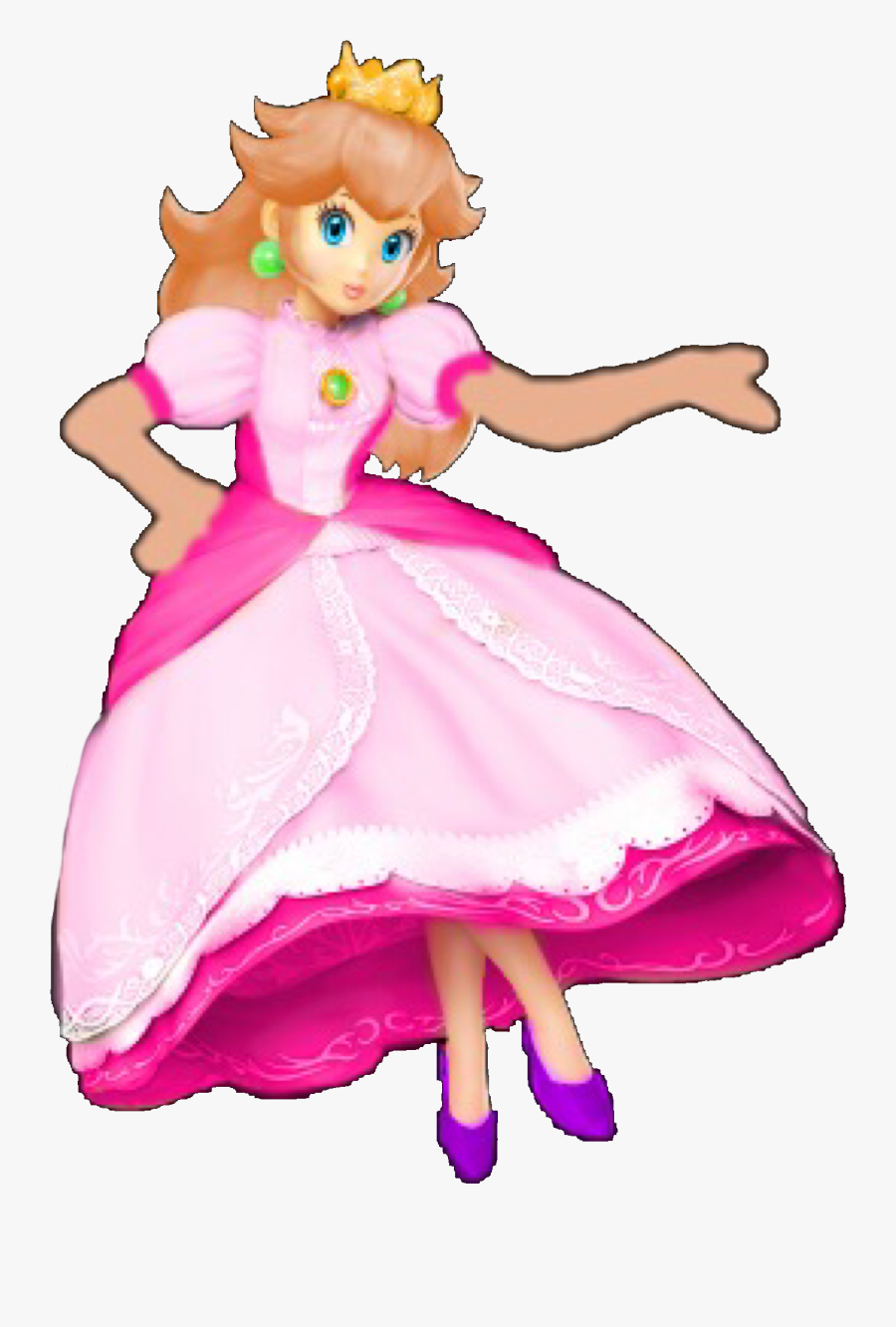 Play Free Online Barbie Princess Charm School Dress - Super Smash Bros Peach, Transparent Clipart