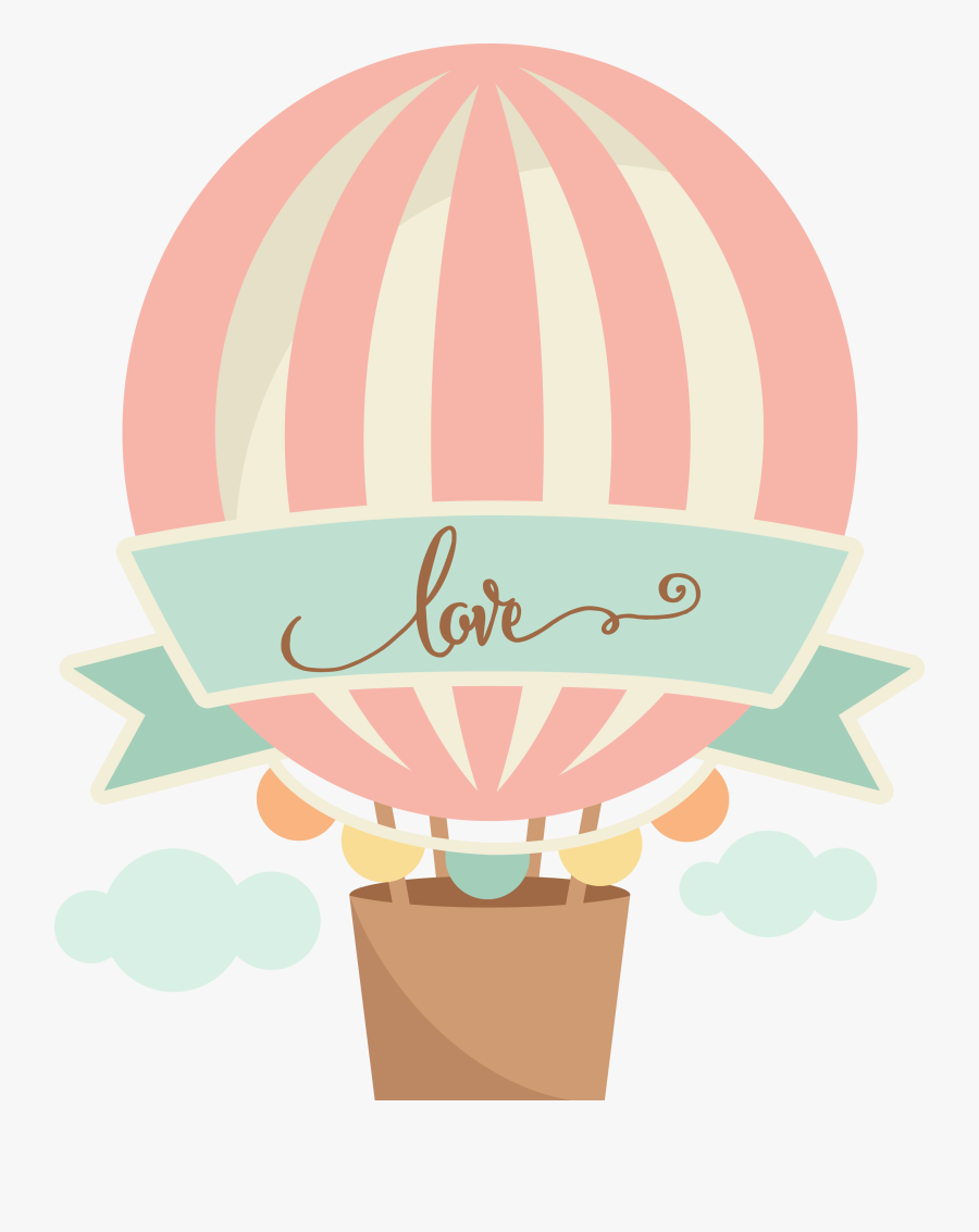 Mkc Lovehotairballoon Svg Png - Love Hot Air Balloon, Transparent Clipart