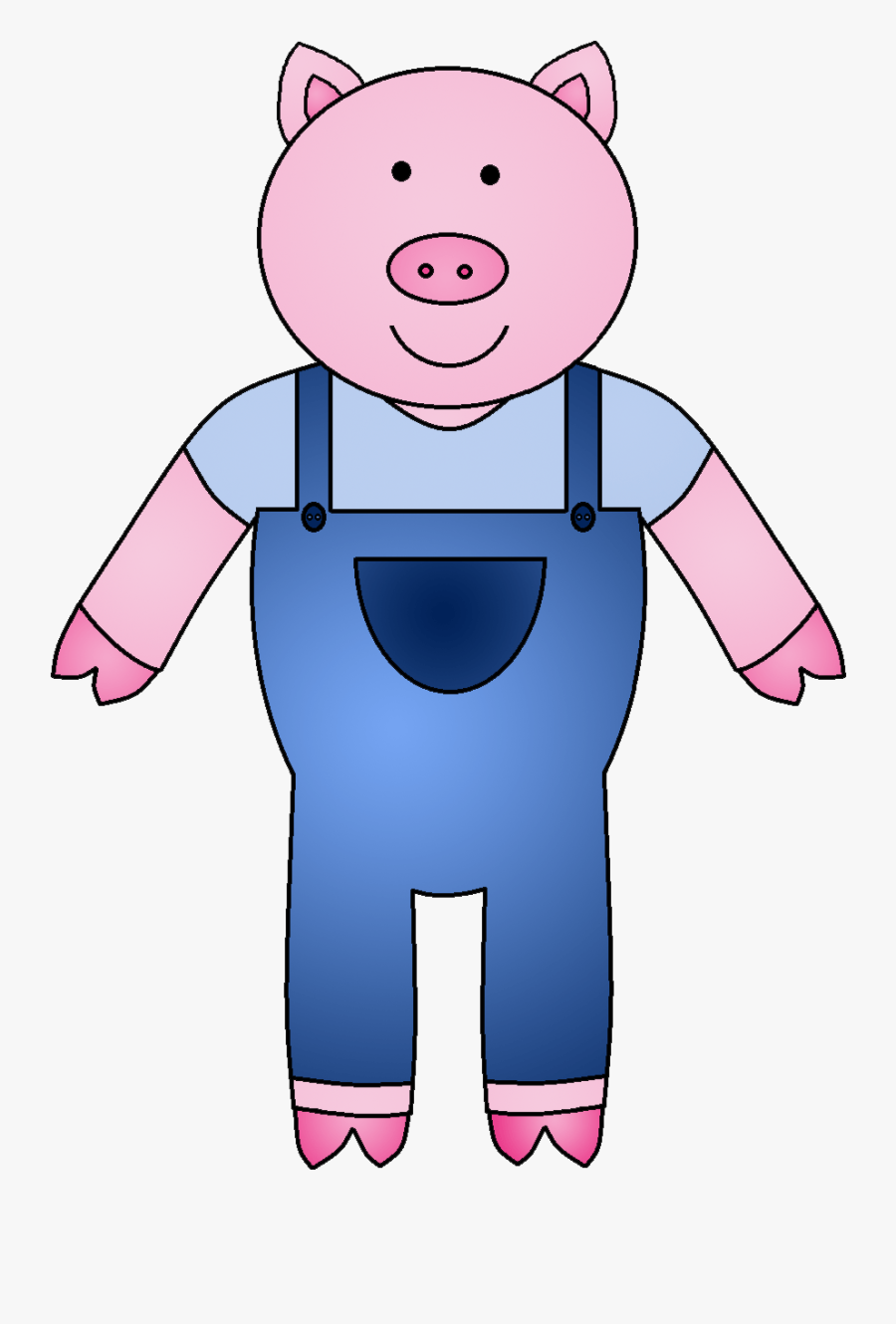 Thumb Image - Three Little Pigs Pig, Transparent Clipart