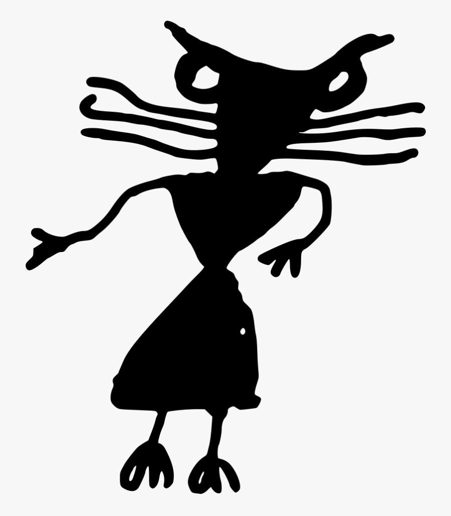 Ninja Woman Clipart, Vector Clip Art Online, Royalty - Petroglyph, Transparent Clipart