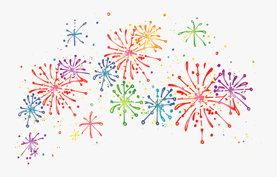 Firework Clipart Firework Display - Clip Art Transparent Background Fireworks, Transparent Clipart