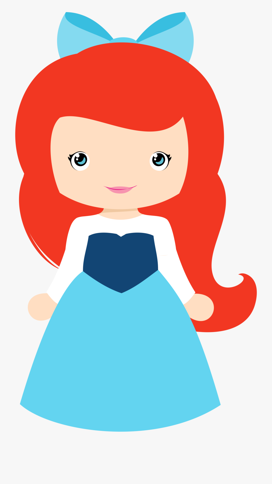 Pequena Sereia Grafos Underthesea - Little Princess Ariel Png, Transparent Clipart