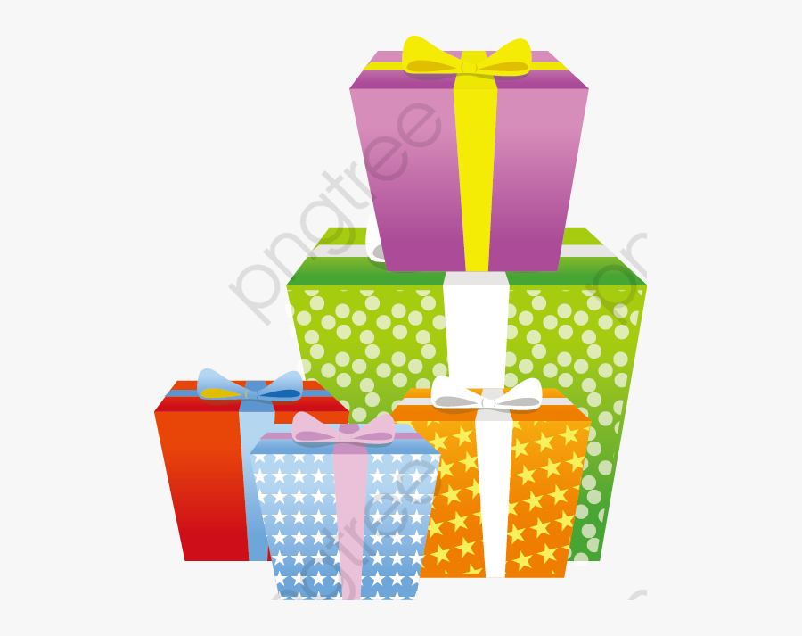 Christmas Present - Png Christmas Gift Vector, Transparent Clipart