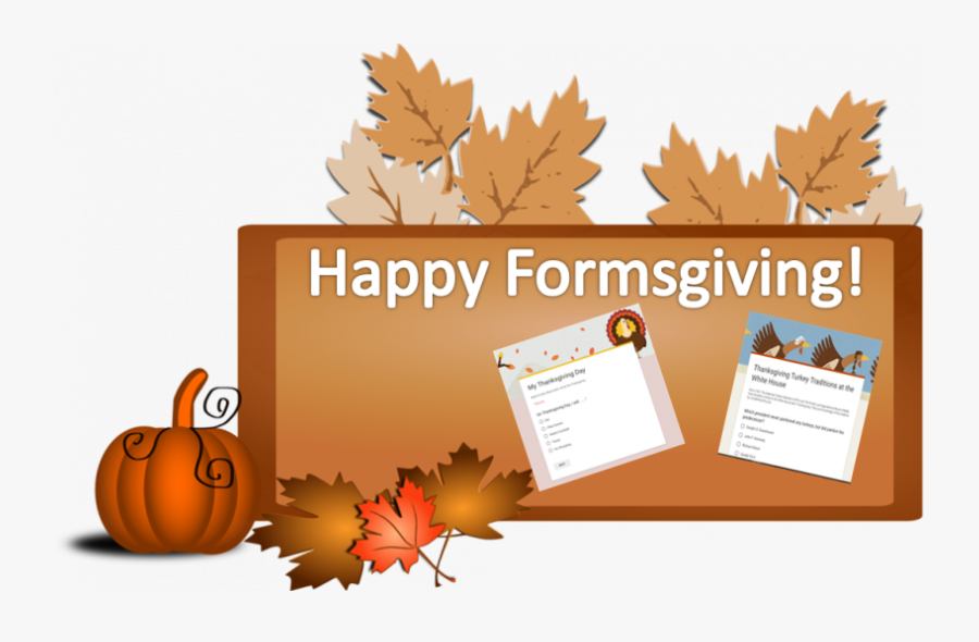 With Google Forms Technotes - No School Fall Break, Transparent Clipart