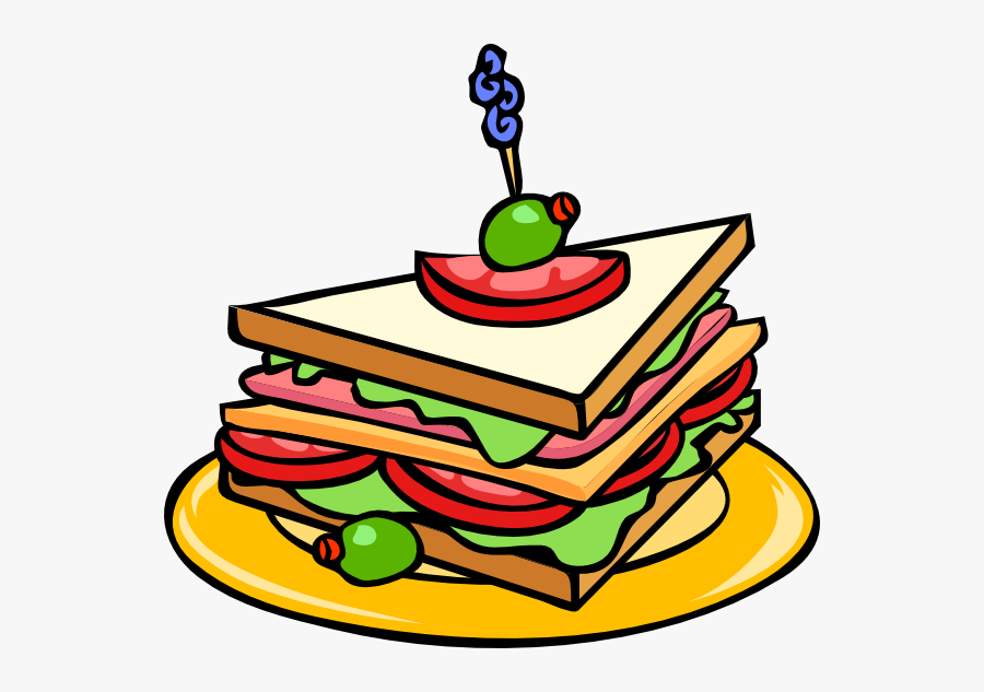 Grilled Cheese Clipart - Sandwich Clipart, Transparent Clipart