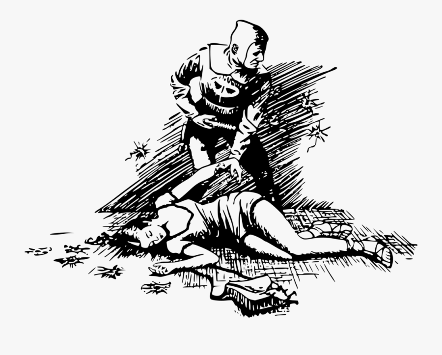 Dead Lady And Her Killer - Dead Woman Clipart, Transparent Clipart