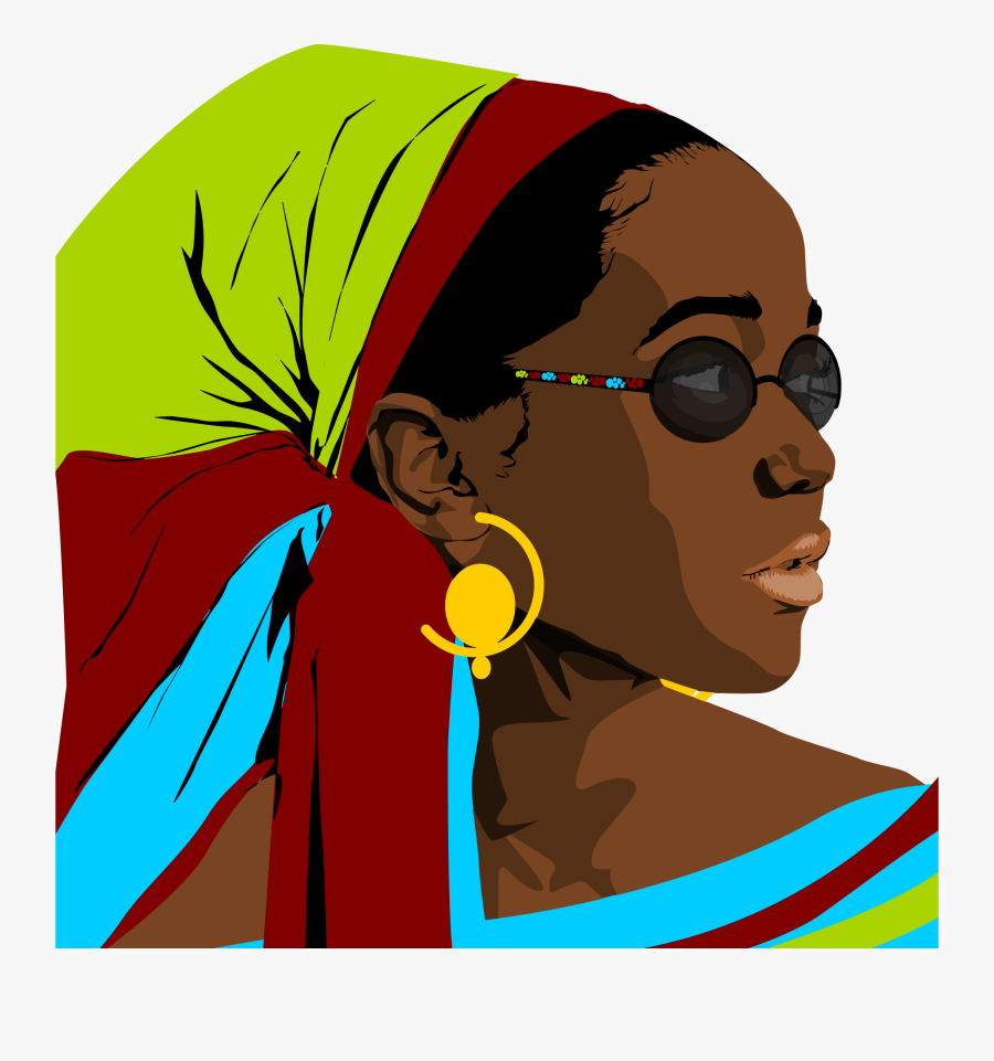 Free Black Woman Clipart - Beautiful Black Woman Clipart, Transparent Clipart
