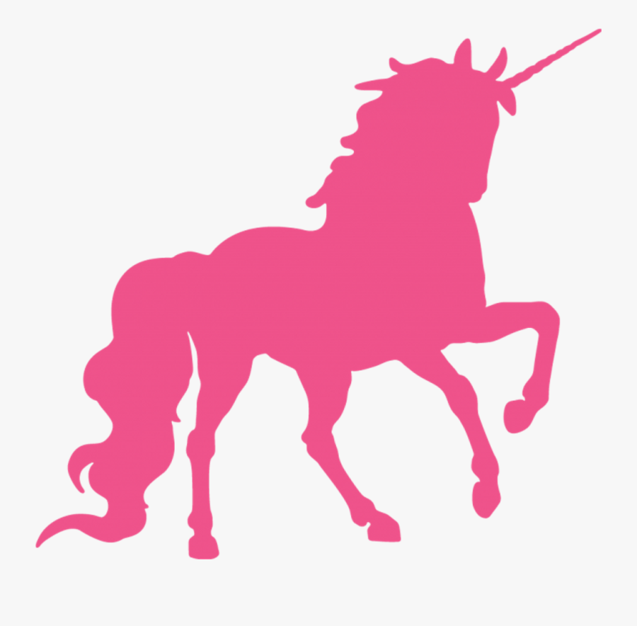 Kalia"s Room This Is The Hot Pink Unicorn Kalia Wants - Simple Unicorn Silhouette, Transparent Clipart