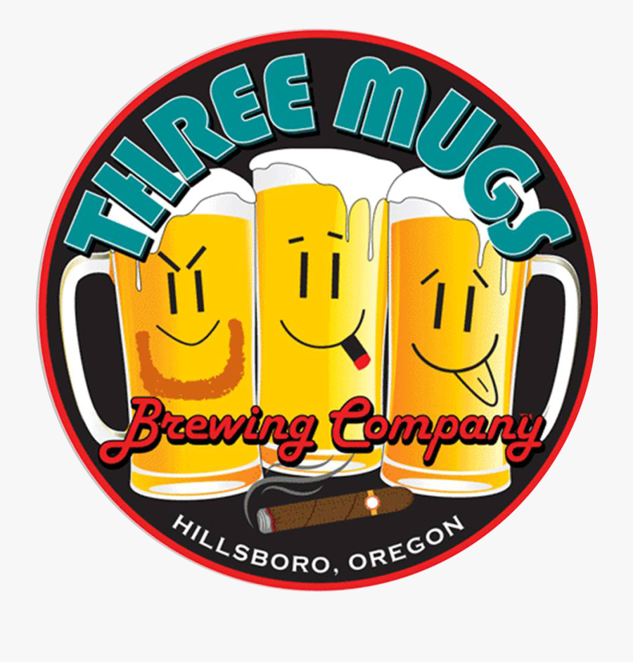 Celebrate 4 Years With Three Mugs Brewing, August 5th - Three Mugs Brewing Company, Transparent Clipart