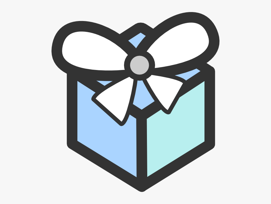 Present Clipart Ble - Baby Blue Present Clipart, Transparent Clipart