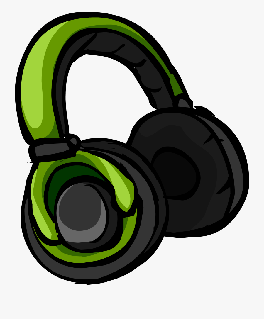 Headphones Clipart Comic - Headphone Cartoon Png, Transparent Clipart