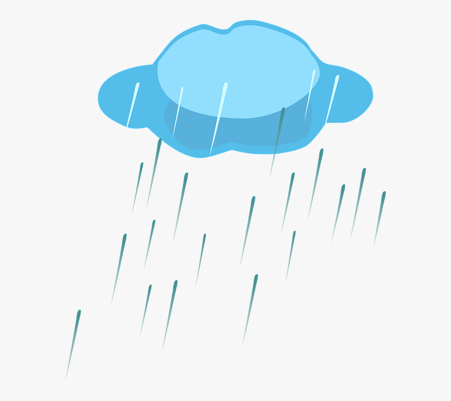 Rain, Cloud, Nature, Weather, Sky, Storm, Thunder - Rain Clipart, Transparent Clipart