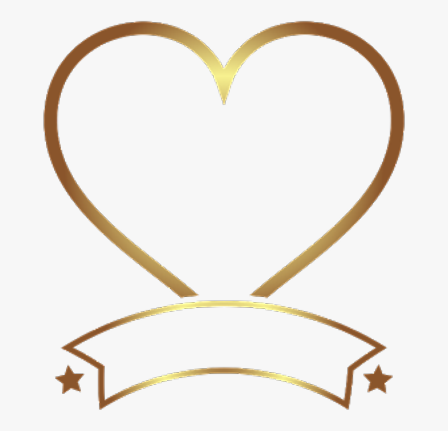 Gold Hearts Clip Art - Transparent Oval Frame Png, Transparent Clipart