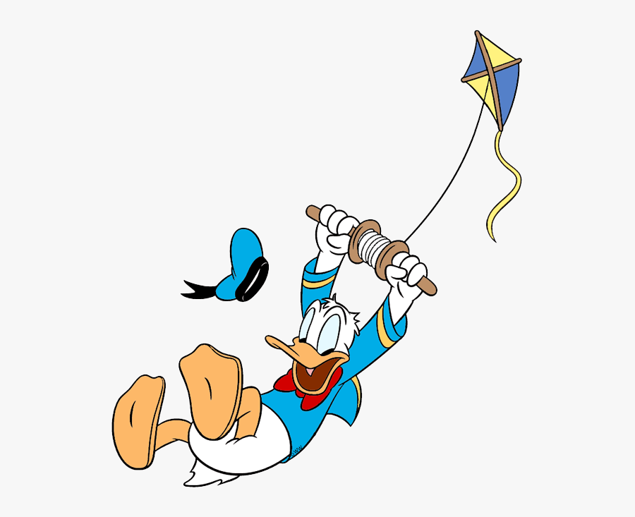 Donald Duck Clip Art - Donald Duck Flying Png, Transparent Clipart