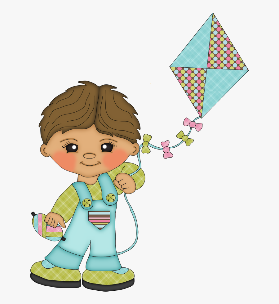 Menino Com Pipa Png, Transparent Clipart