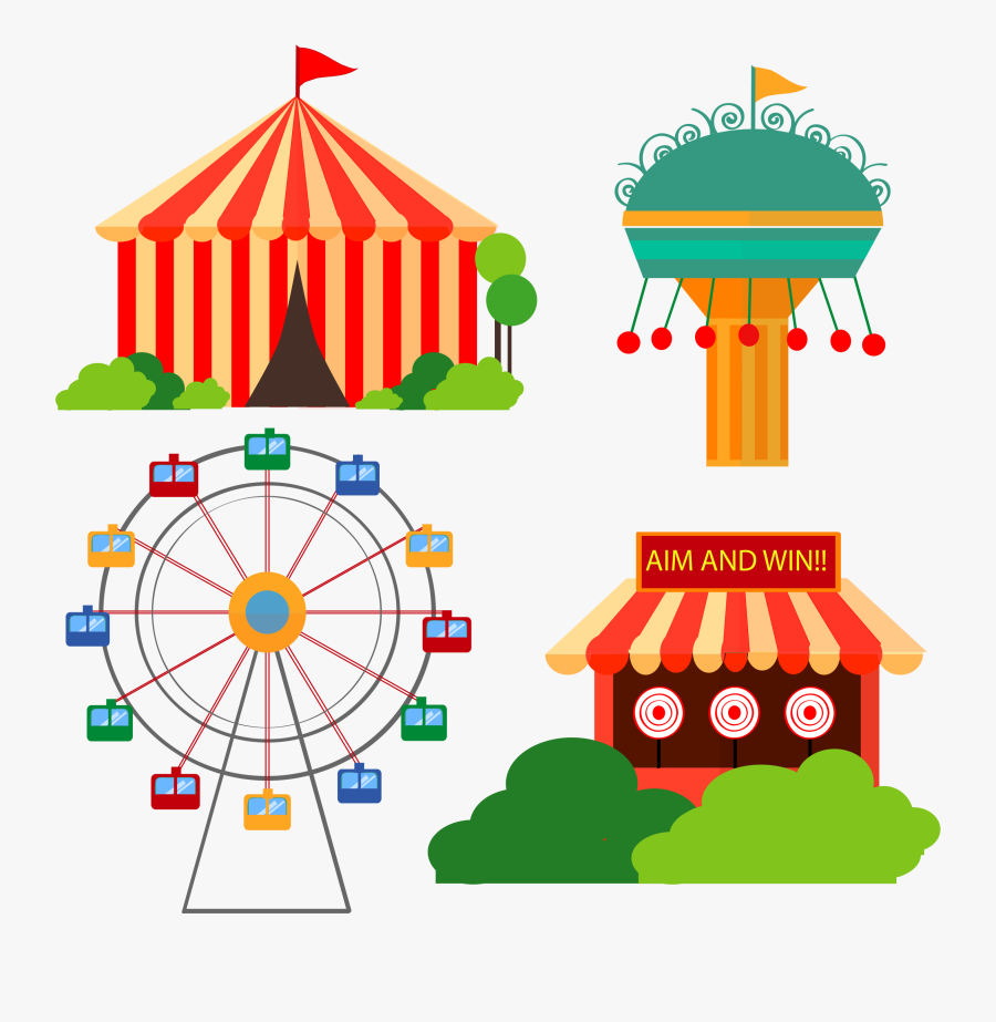 Festival Clipart August - Carnival Fair Clip Art, Transparent Clipart