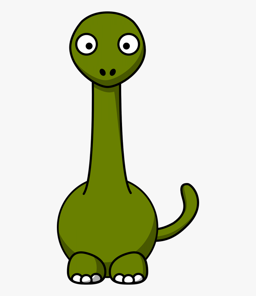 Free Dinosaur Clipart Clip Art Pictures Graphics And - Dinosaur With Long Neck Cartoon, Transparent Clipart