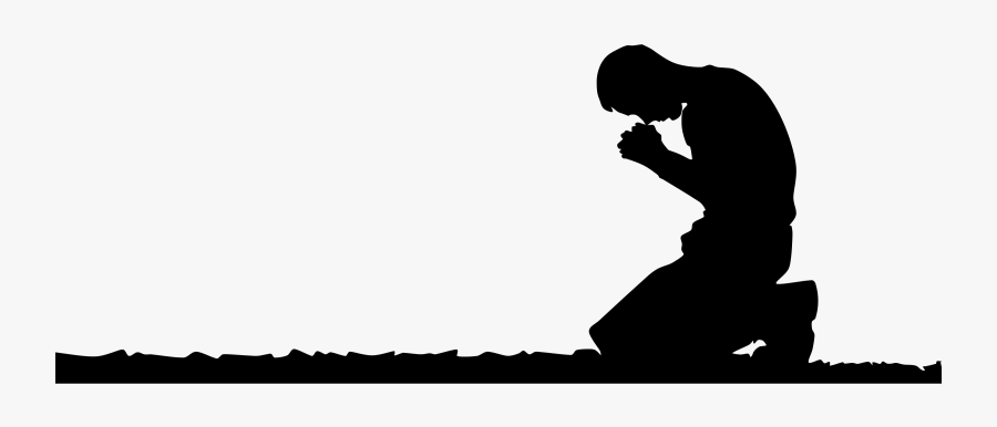 Kneeling Man Prayer Clipart Psalms 116- - Black Shadow Love Png, Transparent Clipart