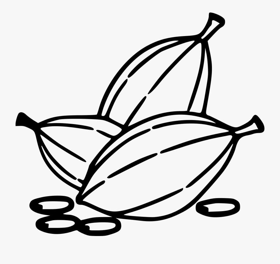 Clip Art Royalty Free Clipart Cocoa Beans Big - Cocoa Clipart Black And White, Transparent Clipart