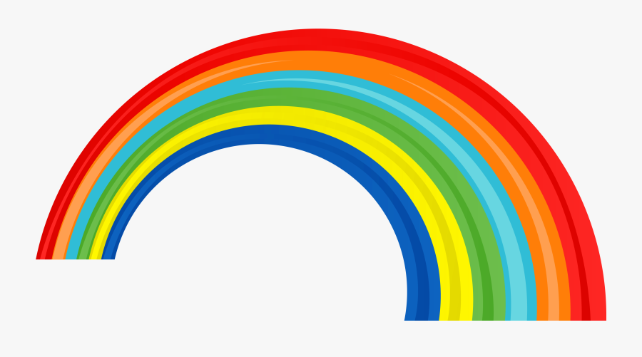 Rainbow Clipart To Free Download - Transparent Background Rainbow Png, Transparent Clipart