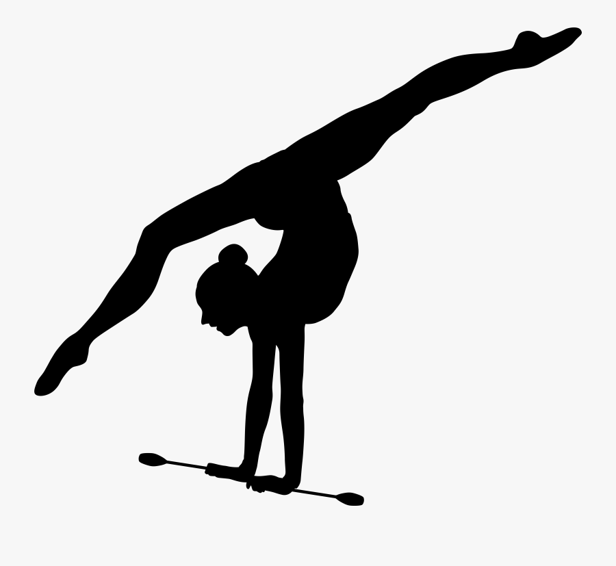 Rhythmic Gymnast Silhouette Png Clip Artu200b Gallery, Transparent Clipart