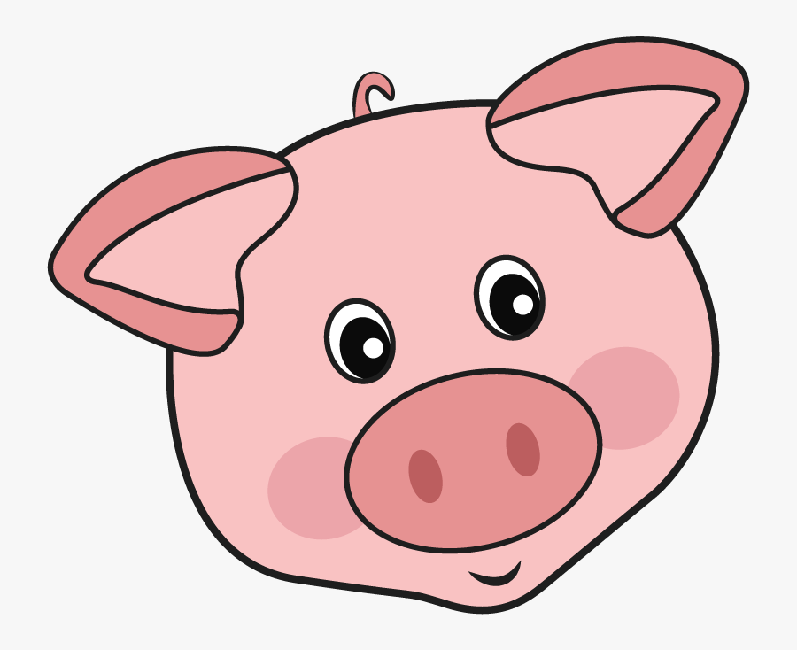 Pig Care - Мордочка Свинки, Transparent Clipart