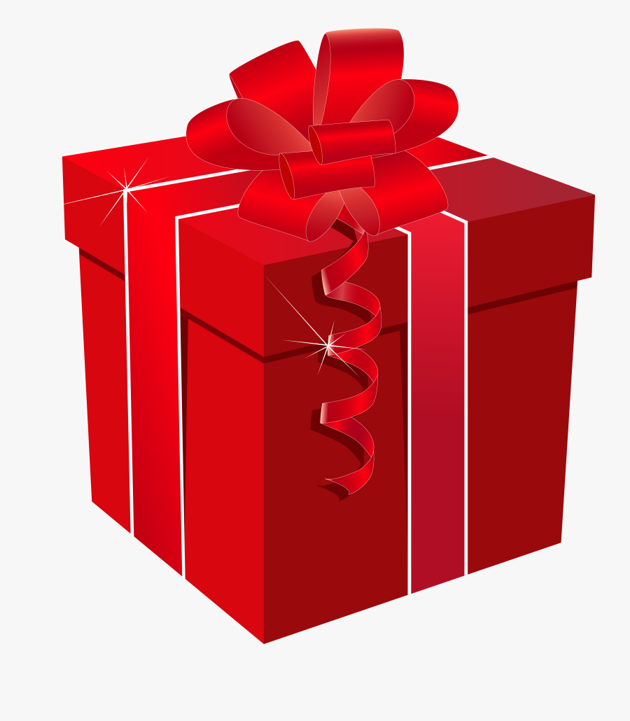 Graphic Royalty Free Present Clipart Png - Transparent Gift Box Red, Transparent Clipart