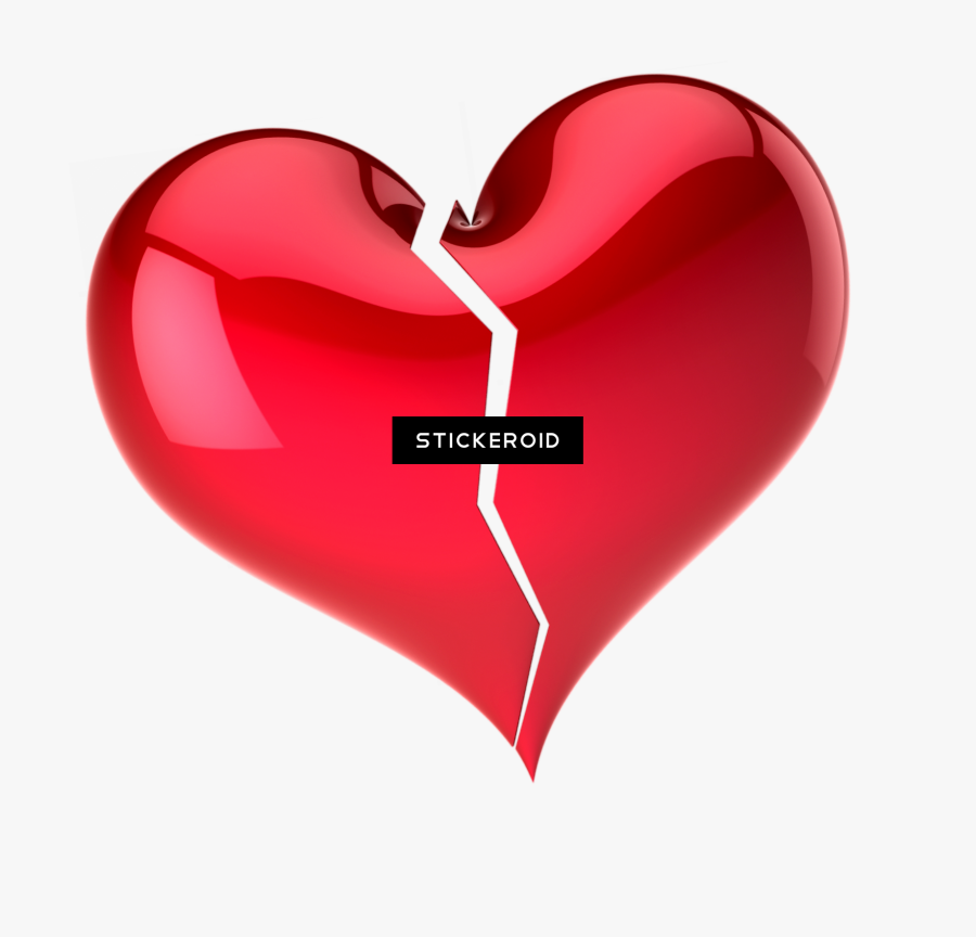 Broken Heart Lost Loves - Heart, Transparent Clipart