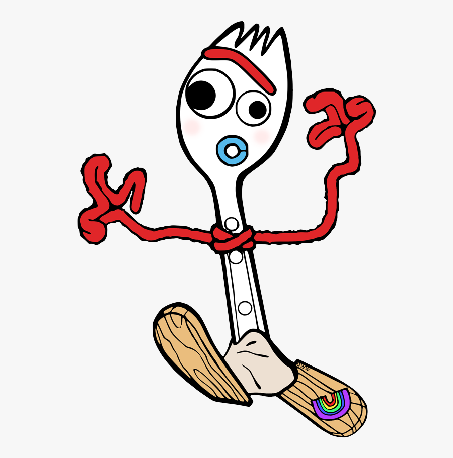Toy Story 4 Forky Coloring Pages , Free Transparent