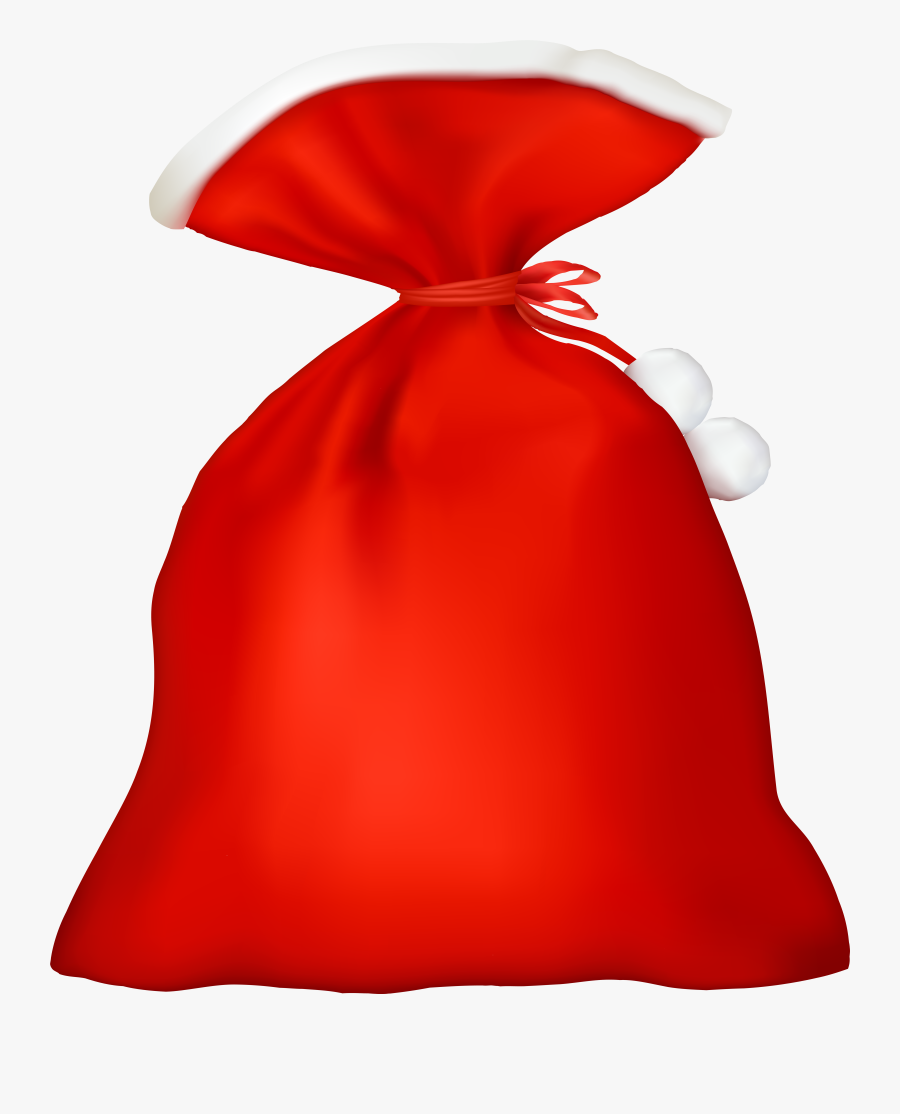 Santa Claus Bag Clip Art, Transparent Clipart