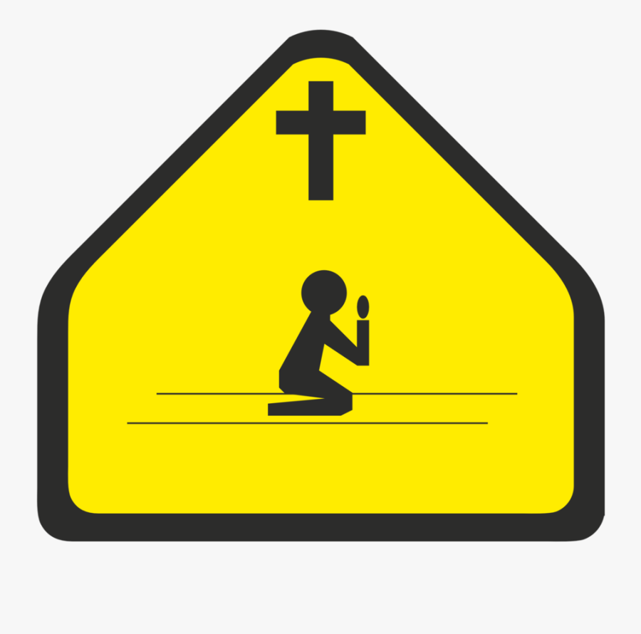 Praying Hands Prayer Symbol Sign Clip Art - Praying Sign, Transparent Clipart