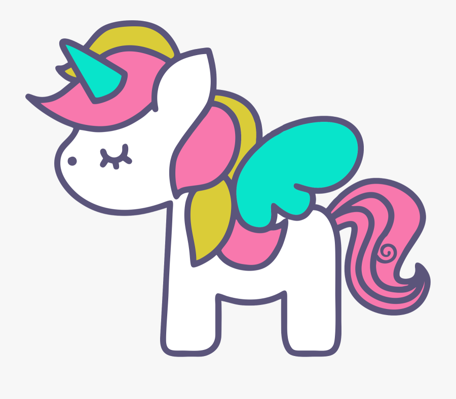 Unicornio Clipart Drawn Unicorn - Unicornio Clipart, Transparent Clipart