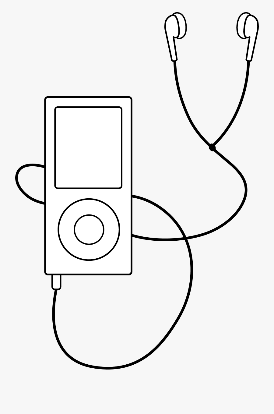 Headphones Clipart Head Phone - Mp3 Player Clipart, Transparent Clipart