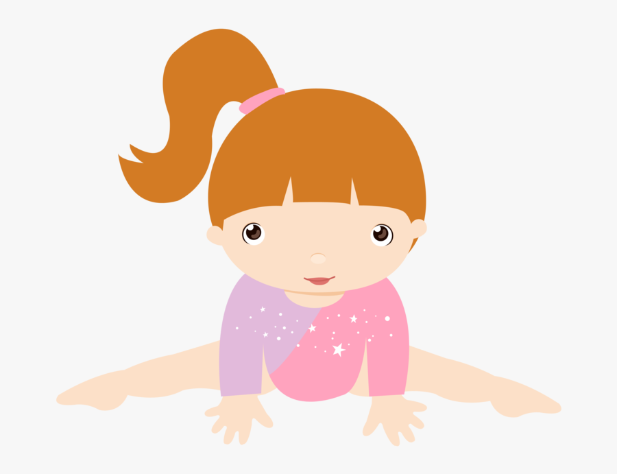 Clip Art Gymnastics Clipart Kids - Transparent Gymnastics Cartoon, Transparent Clipart