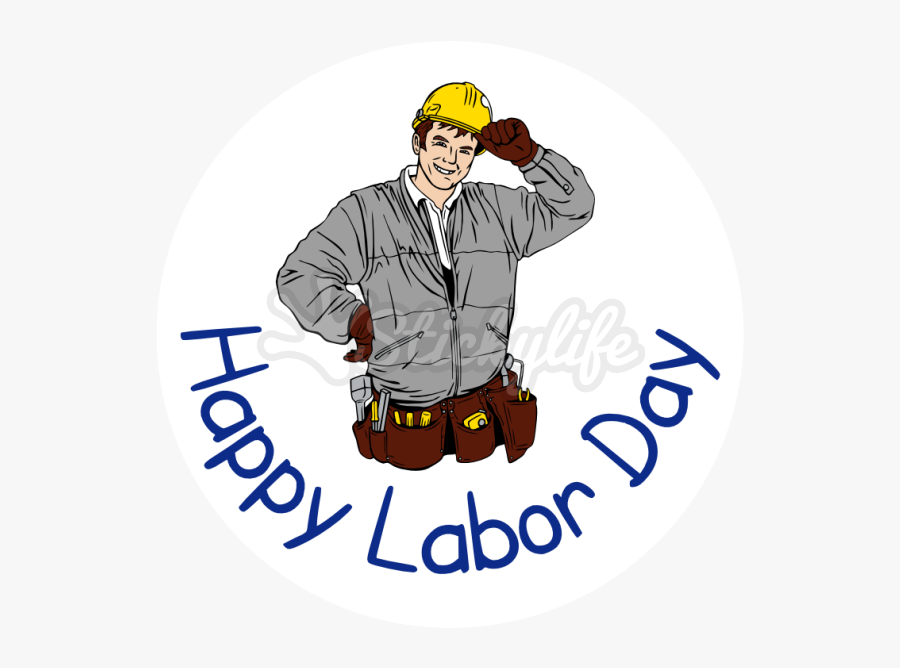 Labor Day Car Magnet - Cartoon, Transparent Clipart
