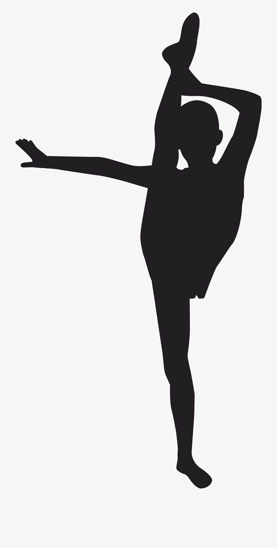 Gymnastics Clipart , Png Download - Gymnastics Black And White, Transparent Clipart