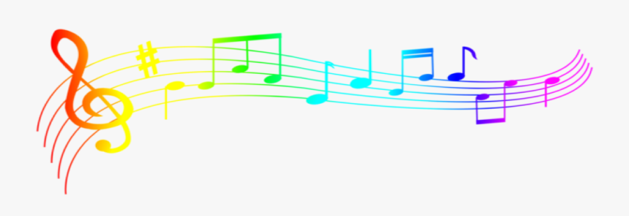 Clip Art Natnat W Freetoed Natnatw - Rainbow Music Notes Clipart, Transparent Clipart