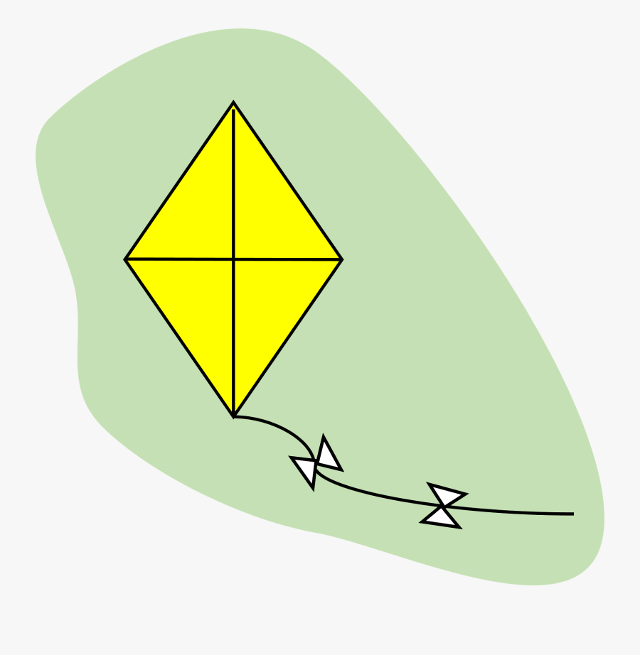 Kite Clipart Free - Triangle, Transparent Clipart