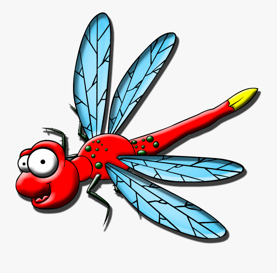 Cartoon Dragonfly - Png Cartoon Dragonfly, Transparent Clipart