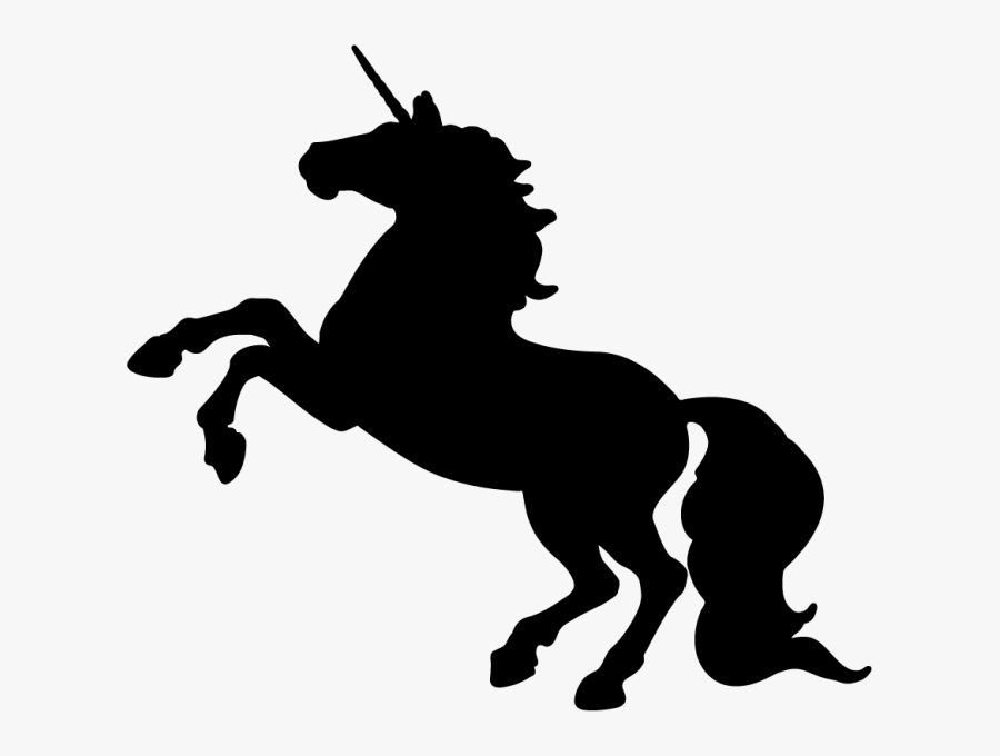 Shadows Clipart Unicorn - Transparent Background Unicorn Silhouette, Transparent Clipart