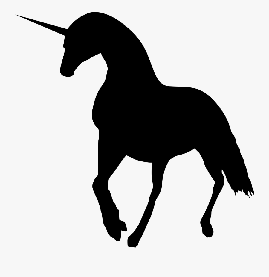 Clip Art Horse Running Clipart - Unicorn, Transparent Clipart