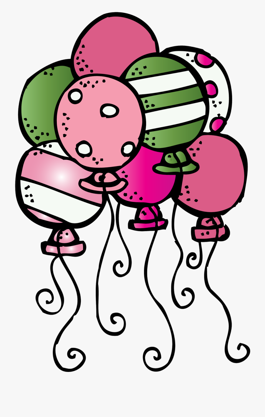 Google Search Clip Art - Birthday Balloons Clipart Black And White, Transparent Clipart